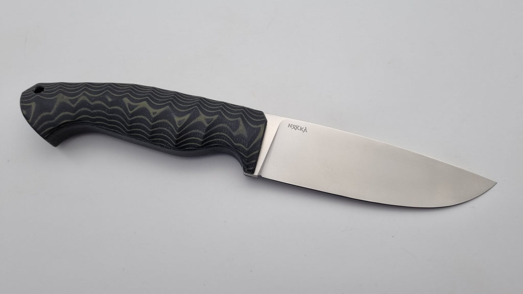 Norka JARS Jagd Outdoor Messer Green/Black Micarta Kydex