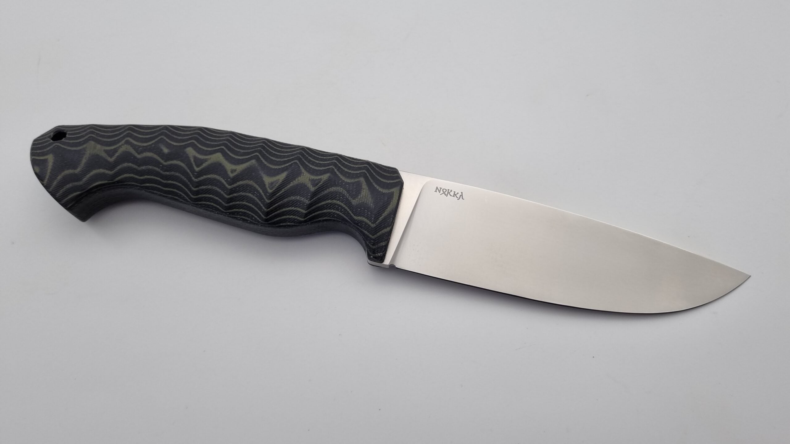 Norka JARS Jagd Outdoor Messer Green/Black Micarta Kydex