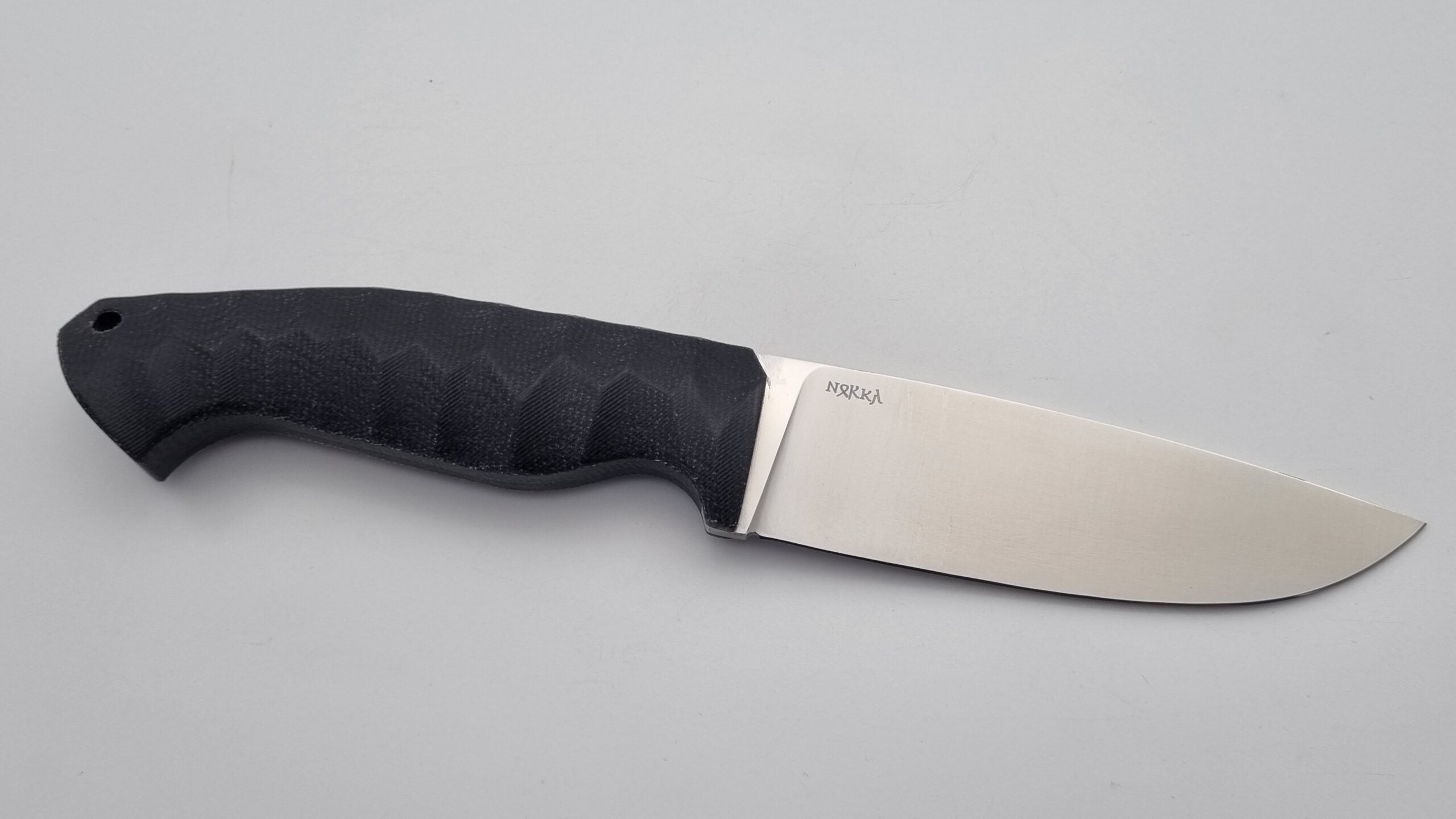 Norka JARS Jagd Outdoor Messer Black Micarta Leder
