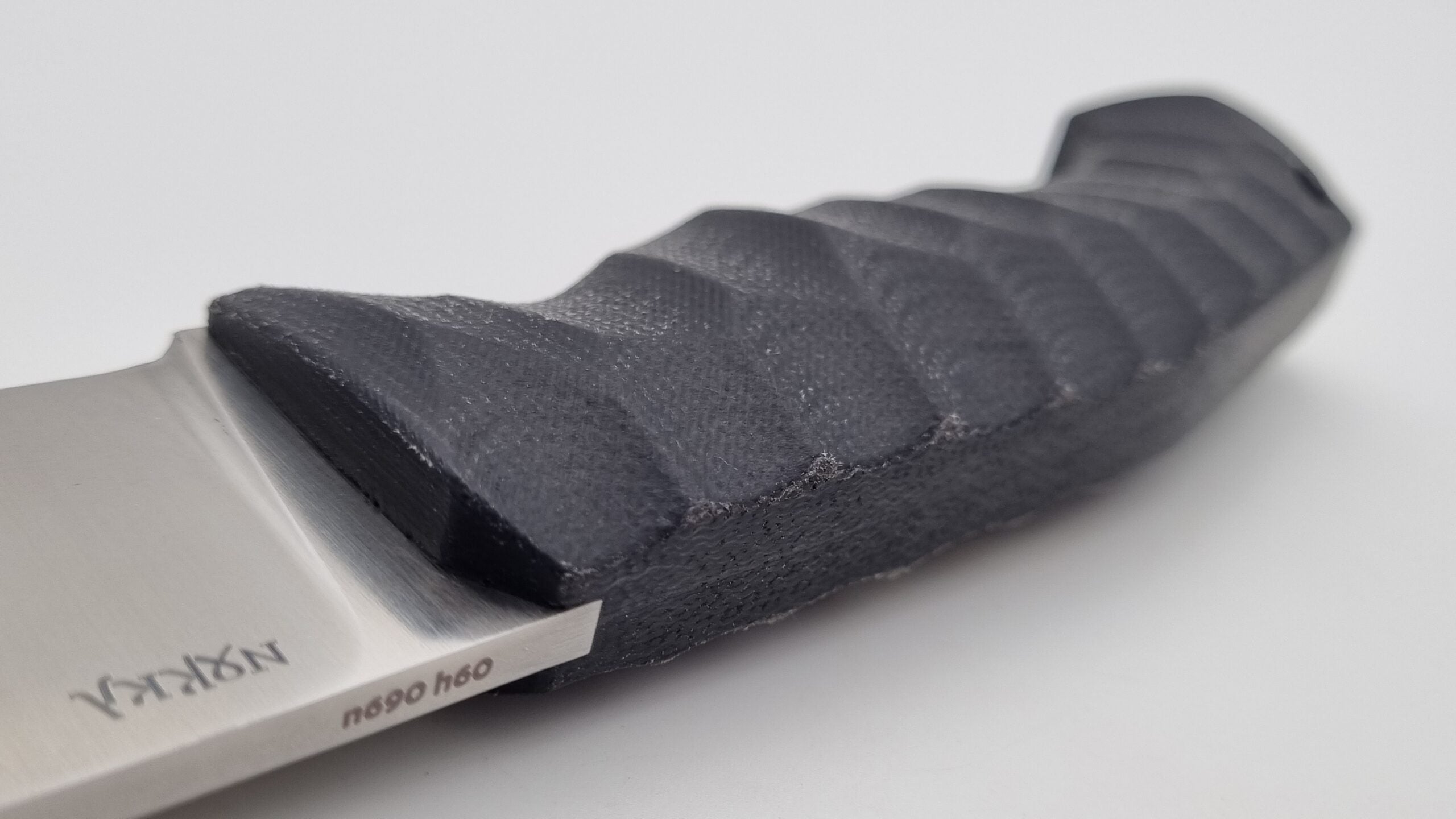 Norka JARS Jagd Outdoor Messer N690 60HRC    Black Micarta Kydex