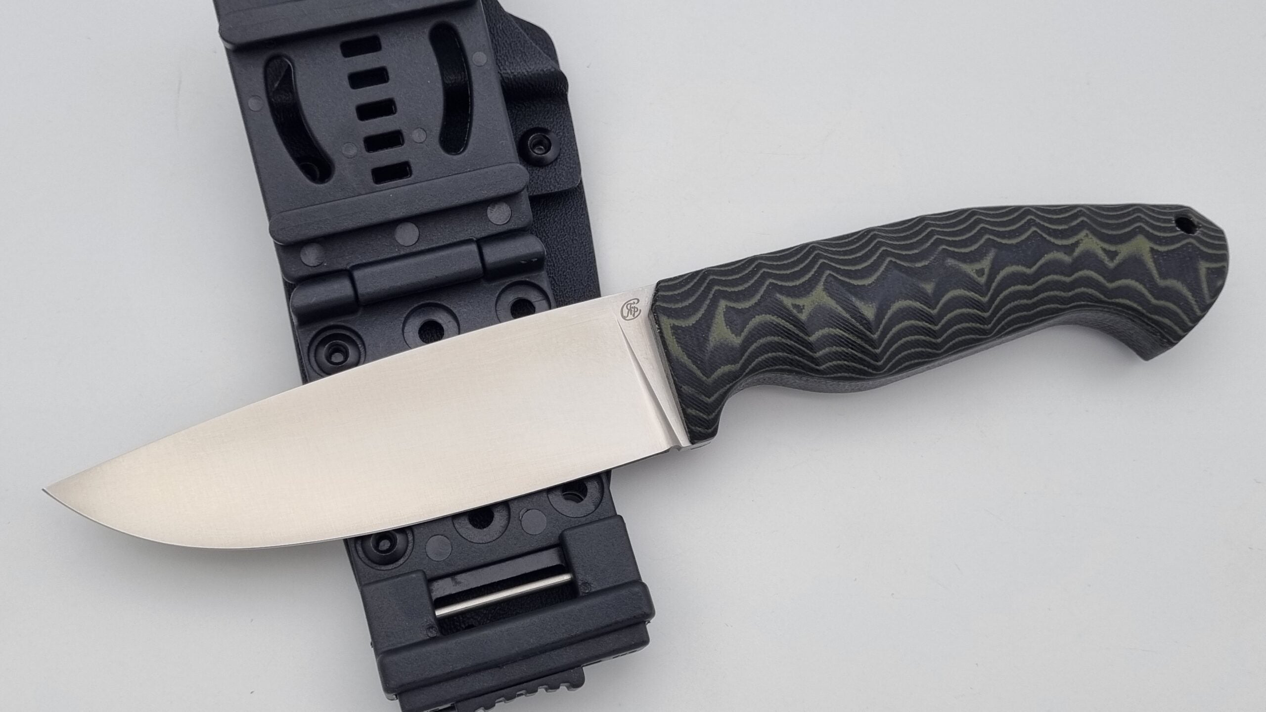 Norka JARS Jagd Outdoor Messer Green/Black Micarta Kydex