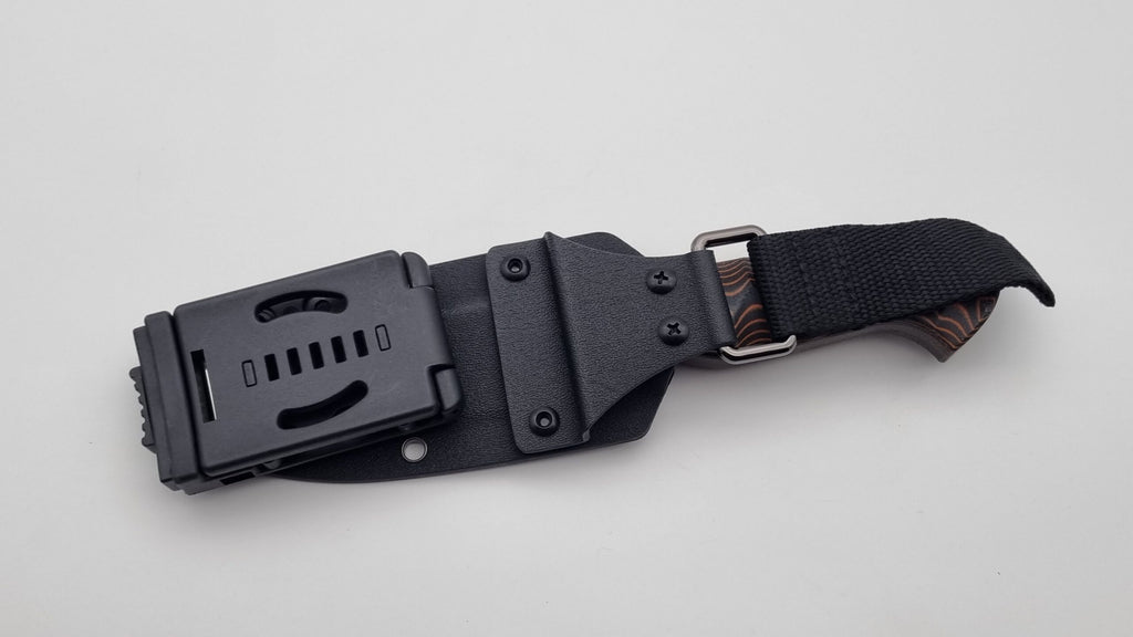 Norka JARS Jagd Outdoor Messer Orange/Black Micarta Kydex