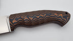 Berserker JARS Jagd Outdoor Messer Orange/Black Micarta Kydex