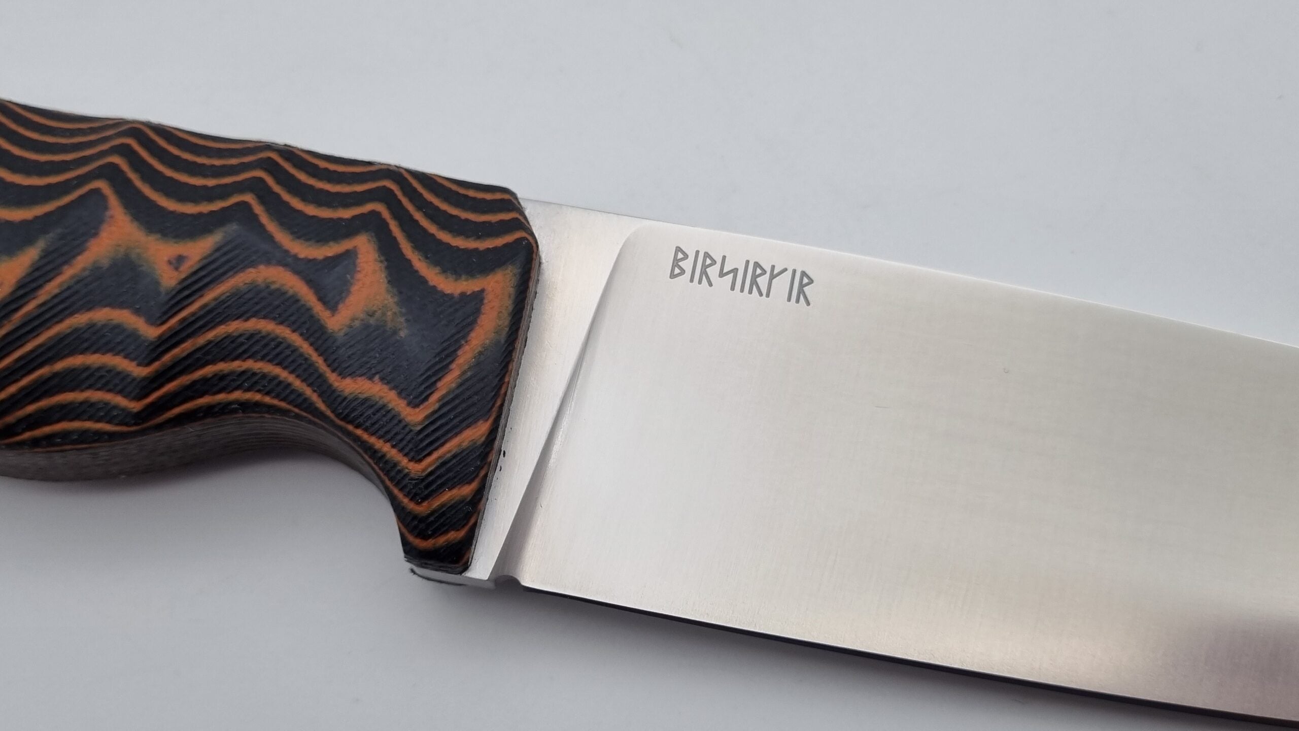 Berserker JARS Jagd Outdoor Messer Orange/Black Micarta Kydex