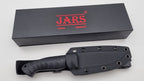 Norka JARS Jagd Outdoor Messer  Black Micarta Kydex