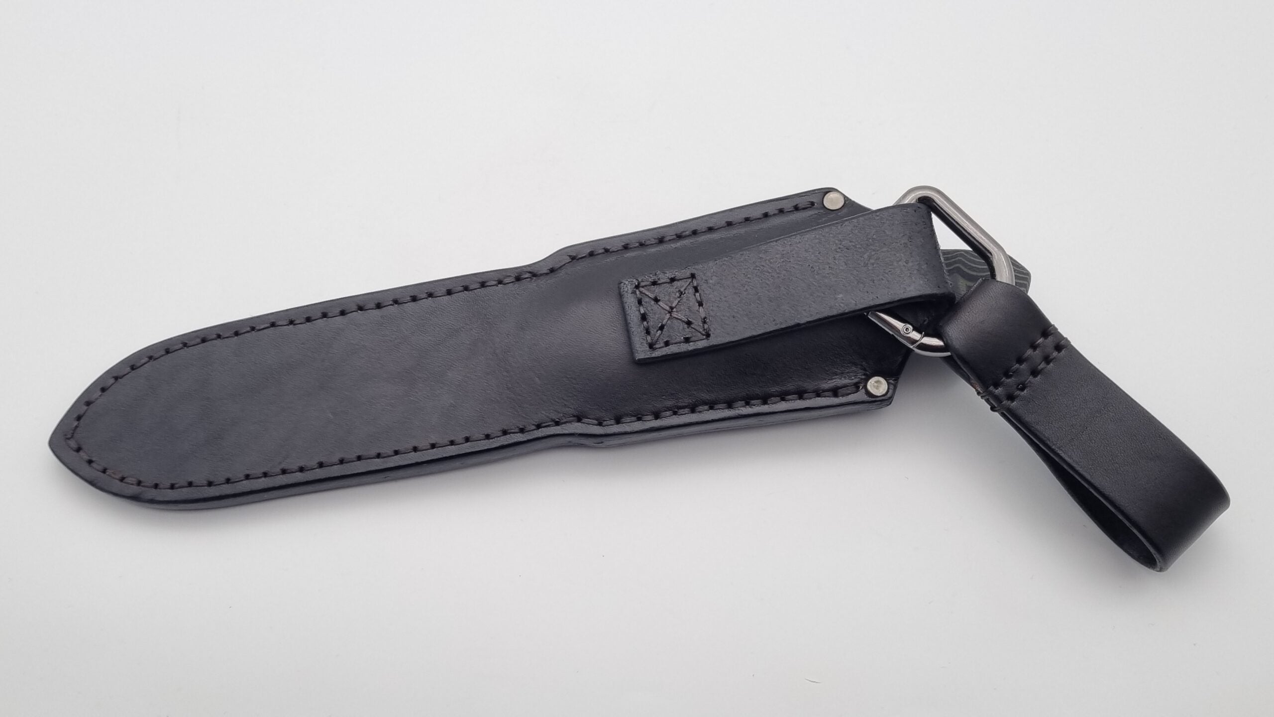 Berserker JARS Jagd Outdoor Messer N690 60HRC    Green/Black Micarta Leder