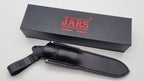 Berserker JARS Jagd Outdoor Messer Black Micarta Leder