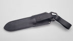Leopard JARS Jagd Outdoor Messer Black Micarta Leder