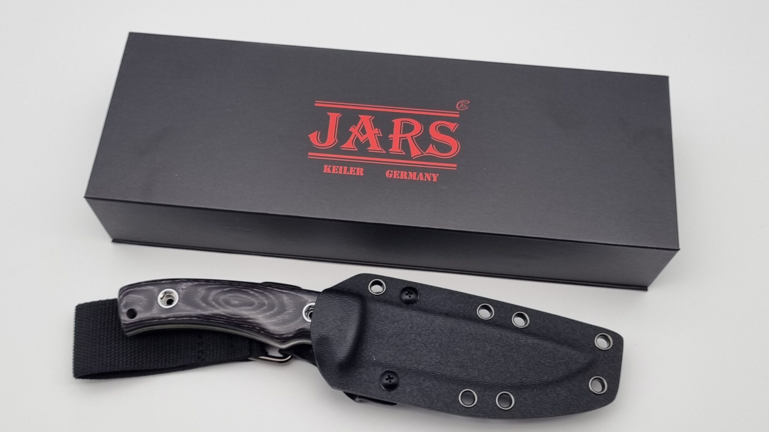 B-Ware Keiler 2.0 JARS Jagd Outdoor Messer N690 60HRC Custom Micarta