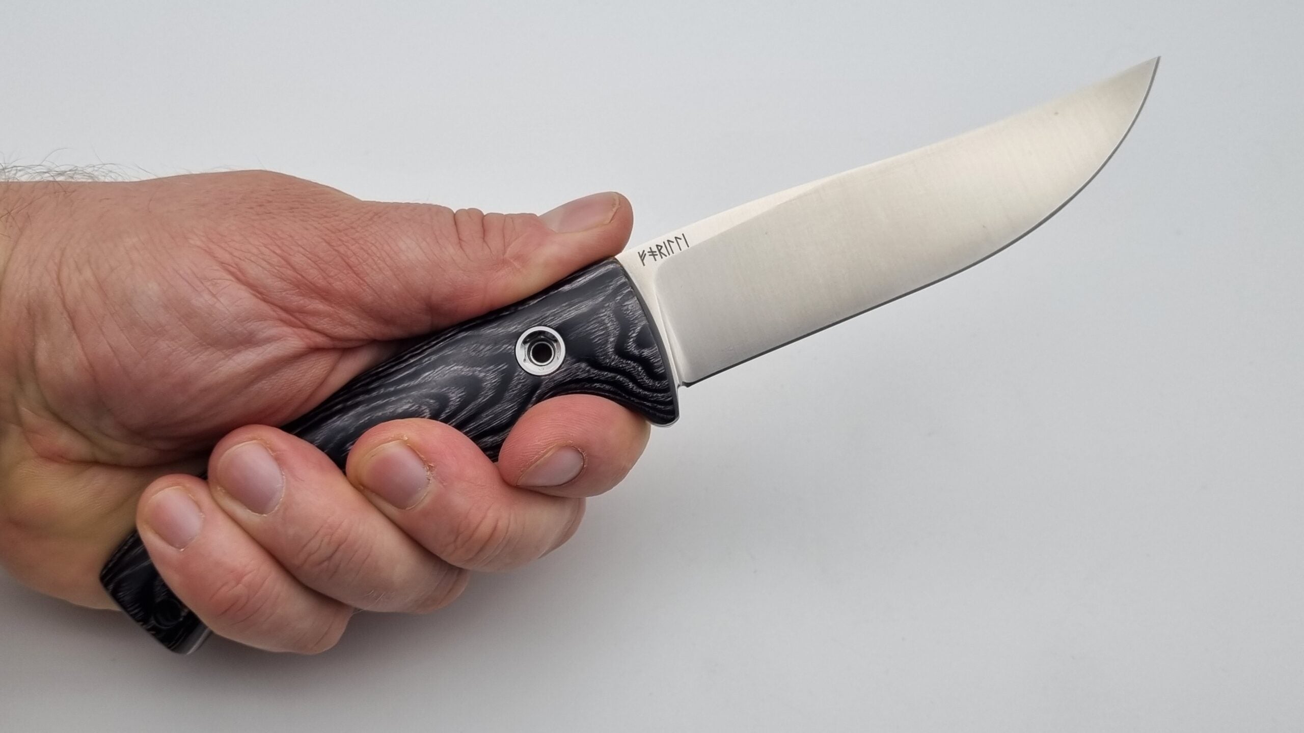 B-Ware Forelle 2.0 JARS Jagd Outdoor Messer N690 60HRC Custom Micarta