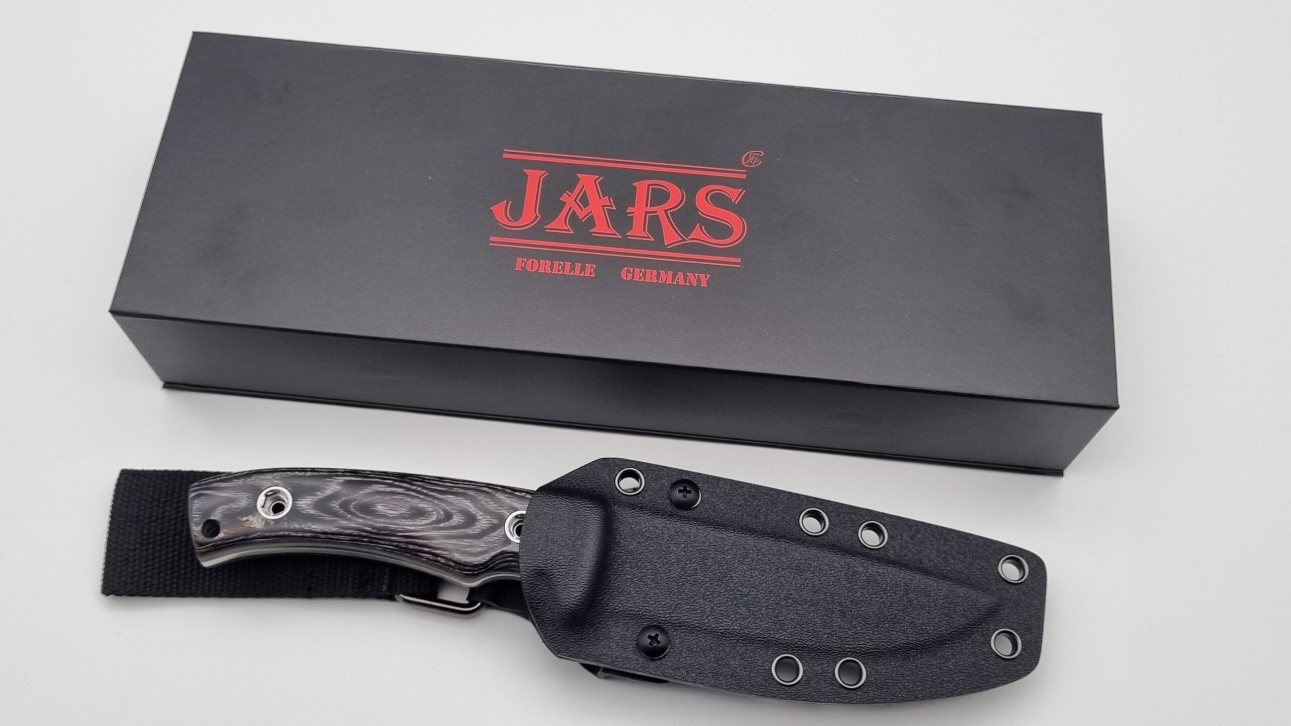 B-Ware Forelle 2.0 JARS Jagd Outdoor Messer Custom Micarta