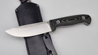 Bushcraft Beaver SE Reini Rossmann Micarta Outdoor Jagd Bushcraft Messer Green/Black  Leather