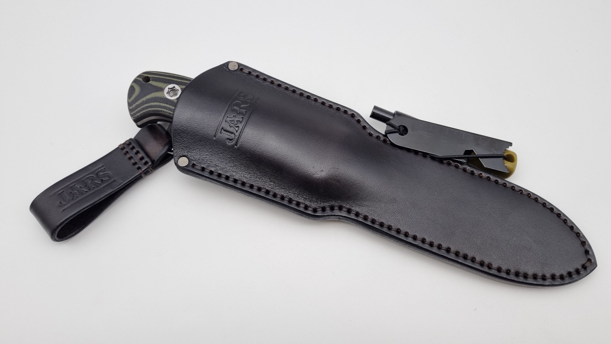 XL  JARS Lederscheide Universal für Bushcraft Beaver, Odin