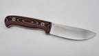 Bushcraft Beaver SE Reini Rossmann Micarta Outdoor Jagd Bushcraft Messer Orange/Black  Leather