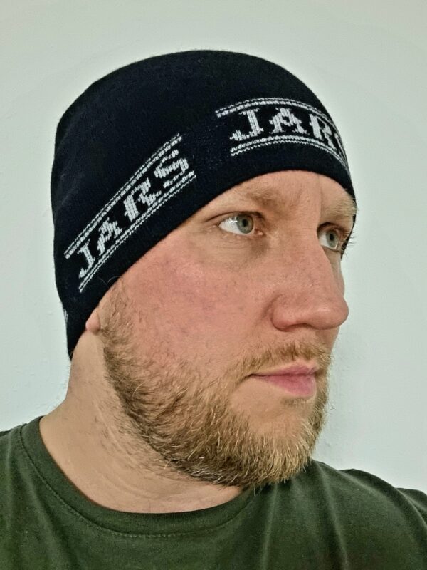 JARS Wintermütze Beanie 100% Schurwolle Modell “Sport” Schwarz U