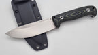 Bushcraft Beaver SE Reini Rossmann Micarta Outdoor Jagd Bushcraft Messer Green/Black  Kydex