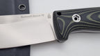 Bushcraft Beaver SE Reini Rossmann Micarta Outdoor Jagd Bushcraft Messer Green/Black  Kydex