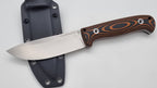 Bushcraft Beaver SE Reini Rossmann Micarta Outdoor Jagd Bushcraft Messer Orange/Black  Kydex