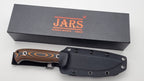 Bushcraft Beaver SE Reini Rossmann Micarta Outdoor Jagd Bushcraft Messer Orange/Black  Kydex