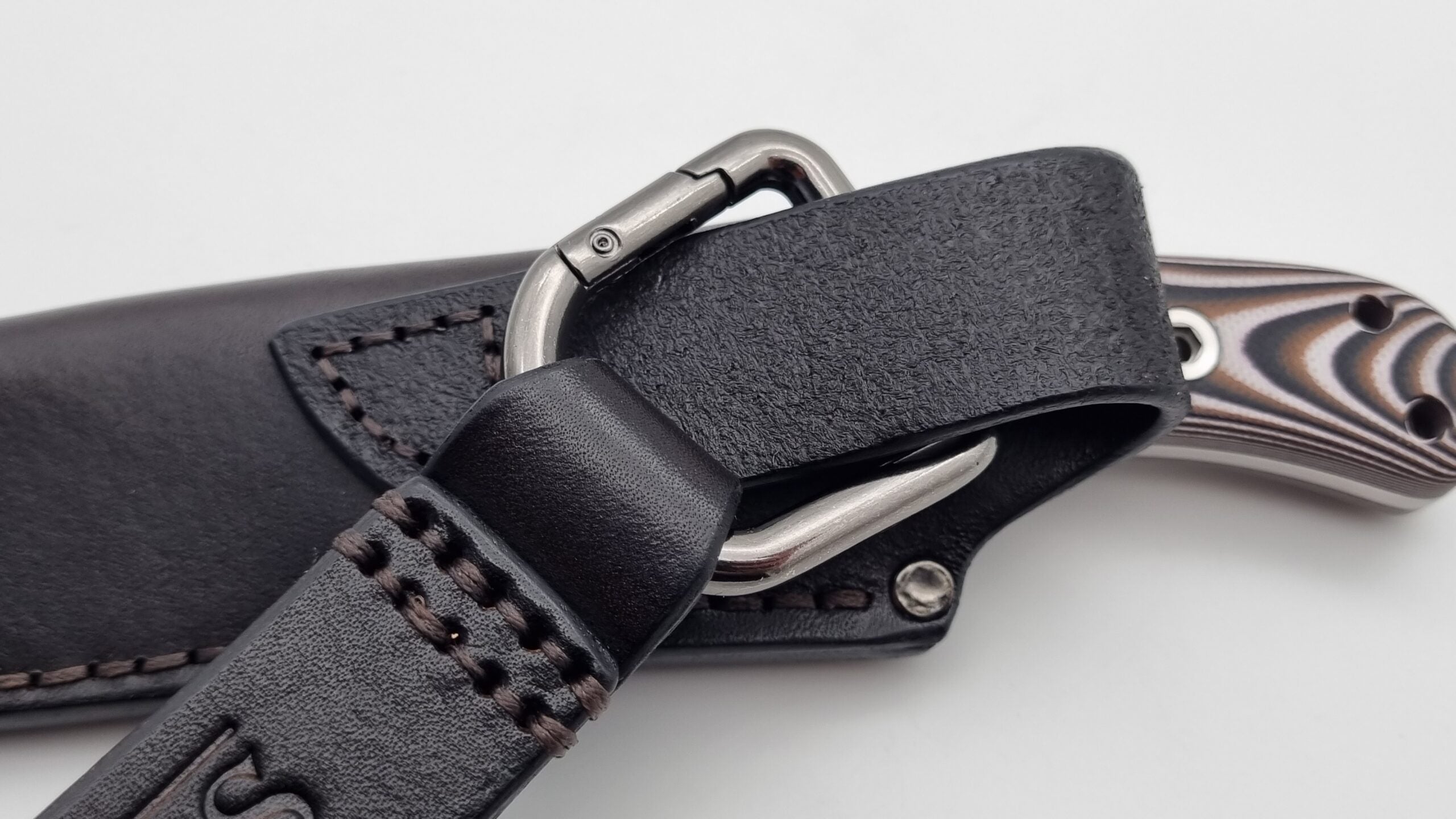 S-Kalssik JARS Lederscheide mit Dangler-Adapter für Echis, Natrix, Wiesel oder Berus