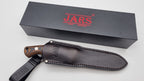 Wolf JARS Messer Outdoor Jagd Messer Orange/Black Micarta