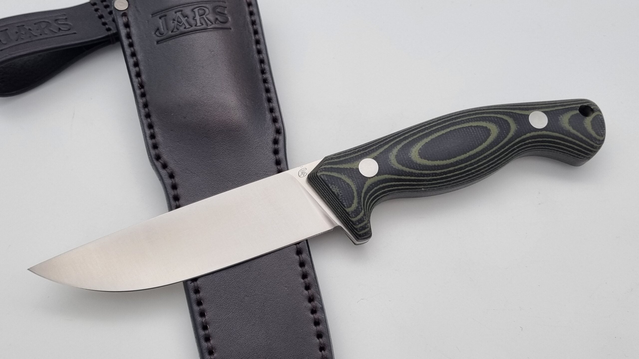 Wolf JARS Messer Outdoor Jagd Messer Green/Black Micarta