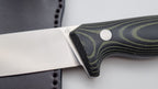 Wolf JARS Messer Outdoor Jagd Messer Green/Black Micarta