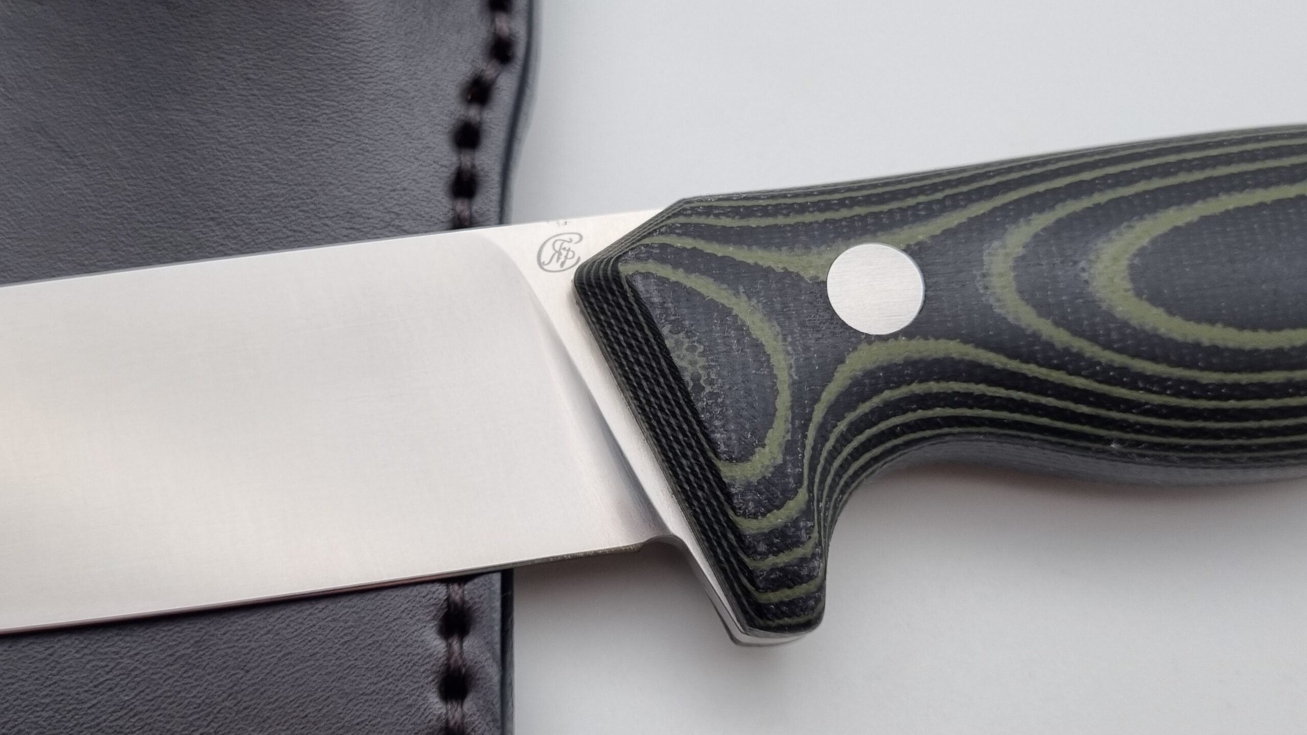 Wolf JARS Messer Outdoor Jagd Messer Green/Black Micarta