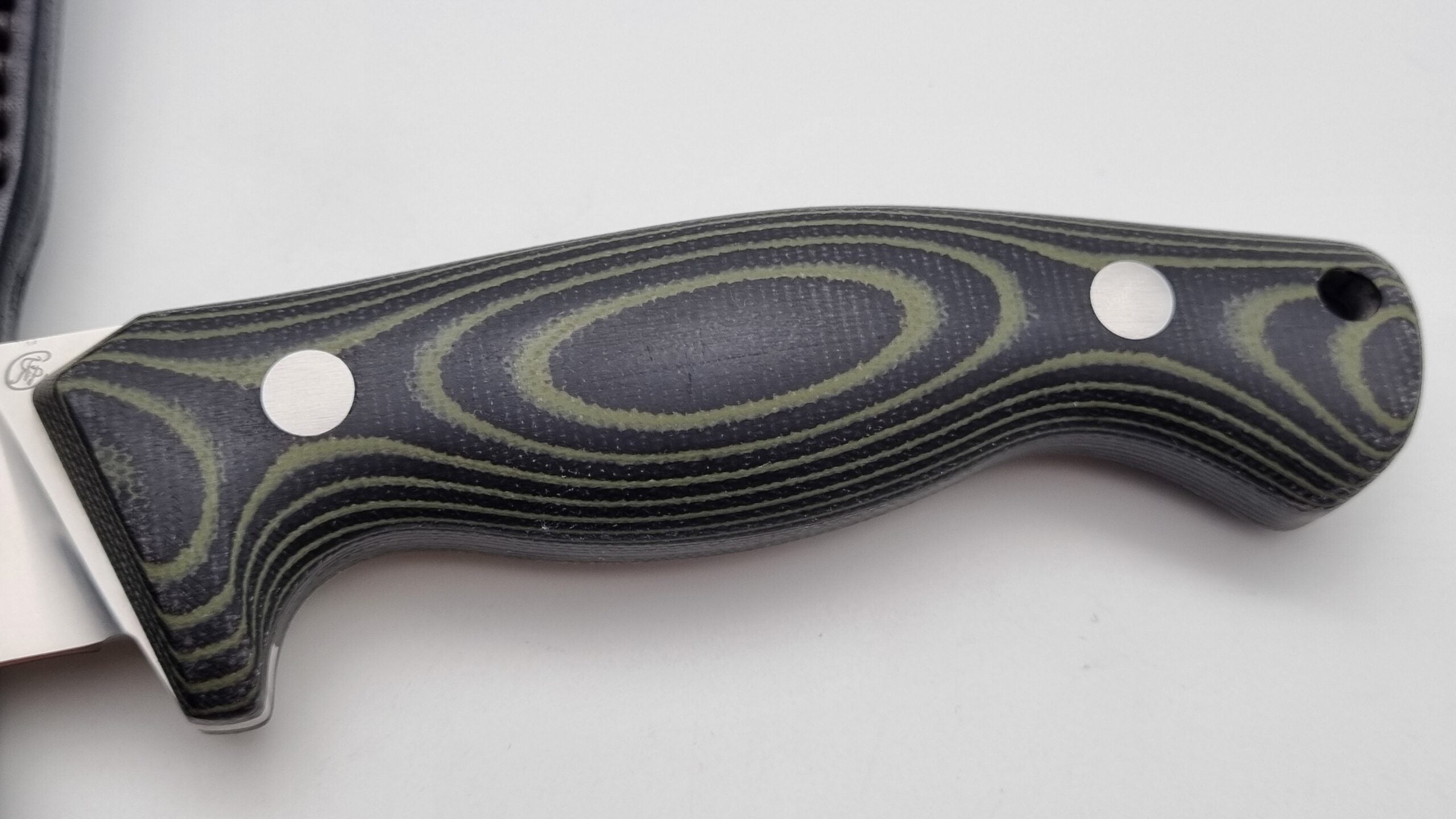 Wolf JARS Messer Outdoor Jagd Messer Green/Black Micarta