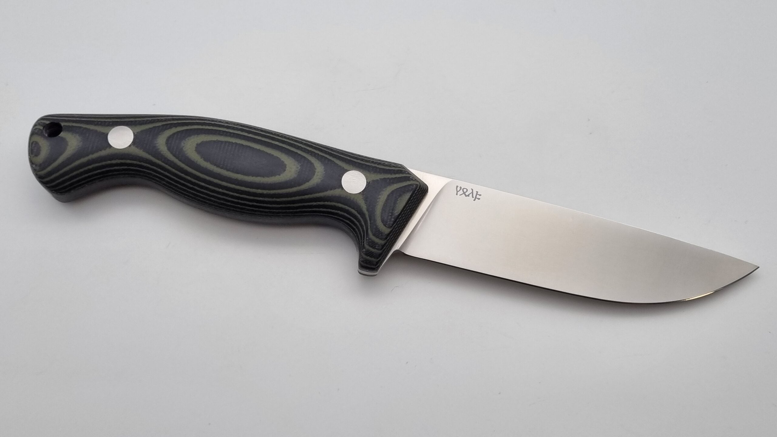 Wolf JARS Messer Outdoor Jagd Messer Green/Black Micarta