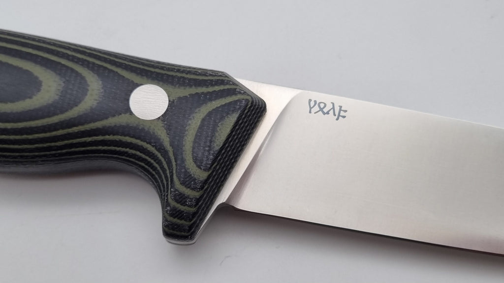 Wolf JARS Messer Outdoor Jagd Messer Green/Black Micarta