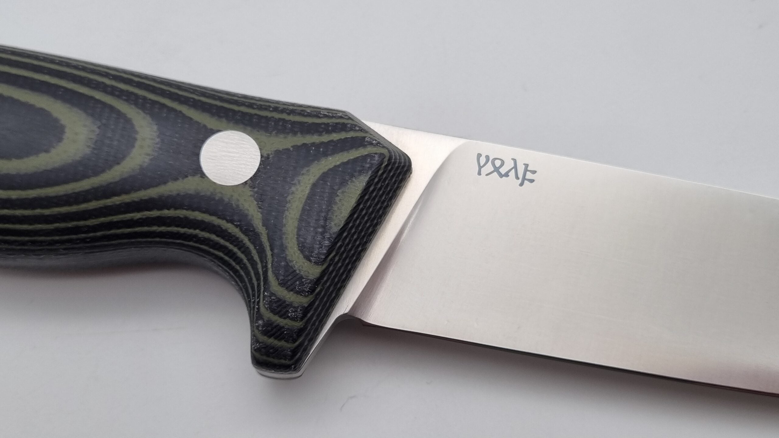 Wolf JARS Messer Outdoor Jagd Messer Green/Black Micarta