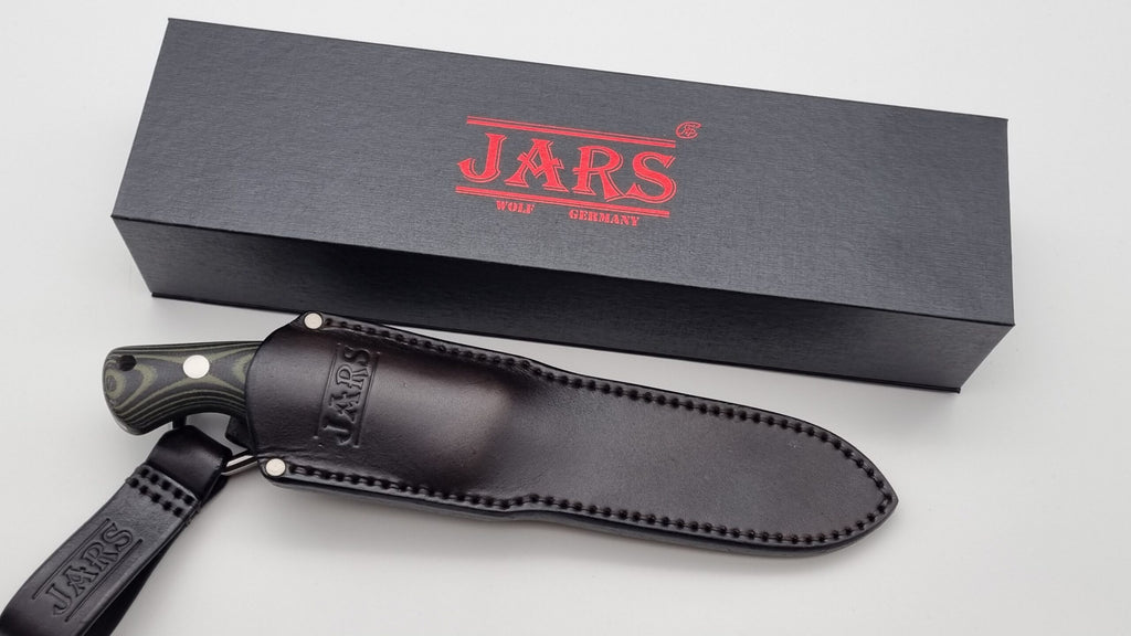 Wolf JARS Messer Outdoor Jagd Messer Green/Black Micarta
