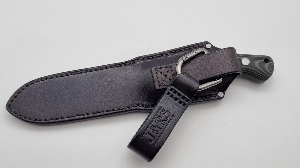 Wolf JARS Messer Outdoor Jagd Messer Green/Black Micarta