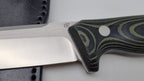 Odin M 2.0 JARS Messer Outdoor Jagd Messer Green/Black Micarta