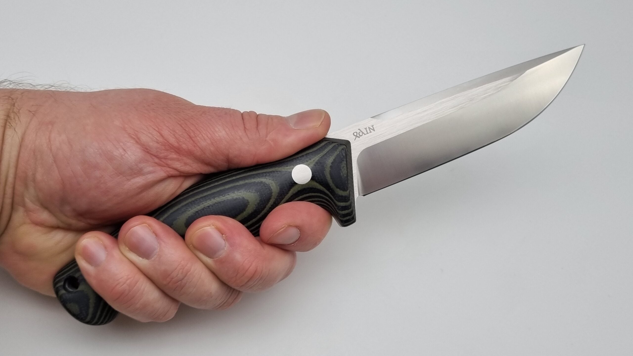 Odin M 2.0 JARS Messer Outdoor Jagd Messer Green/Black Micarta