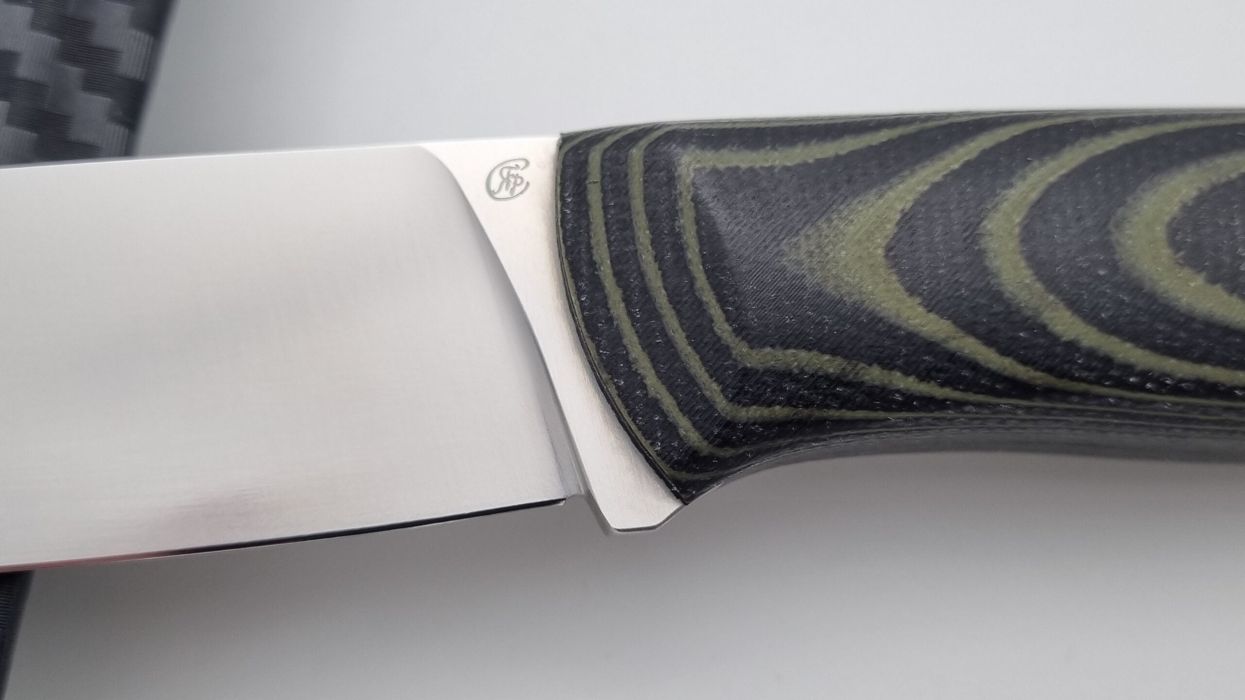 Wiesel 2.0 JARS Messer Outdoor Jagd Messer Micarta Green/Black