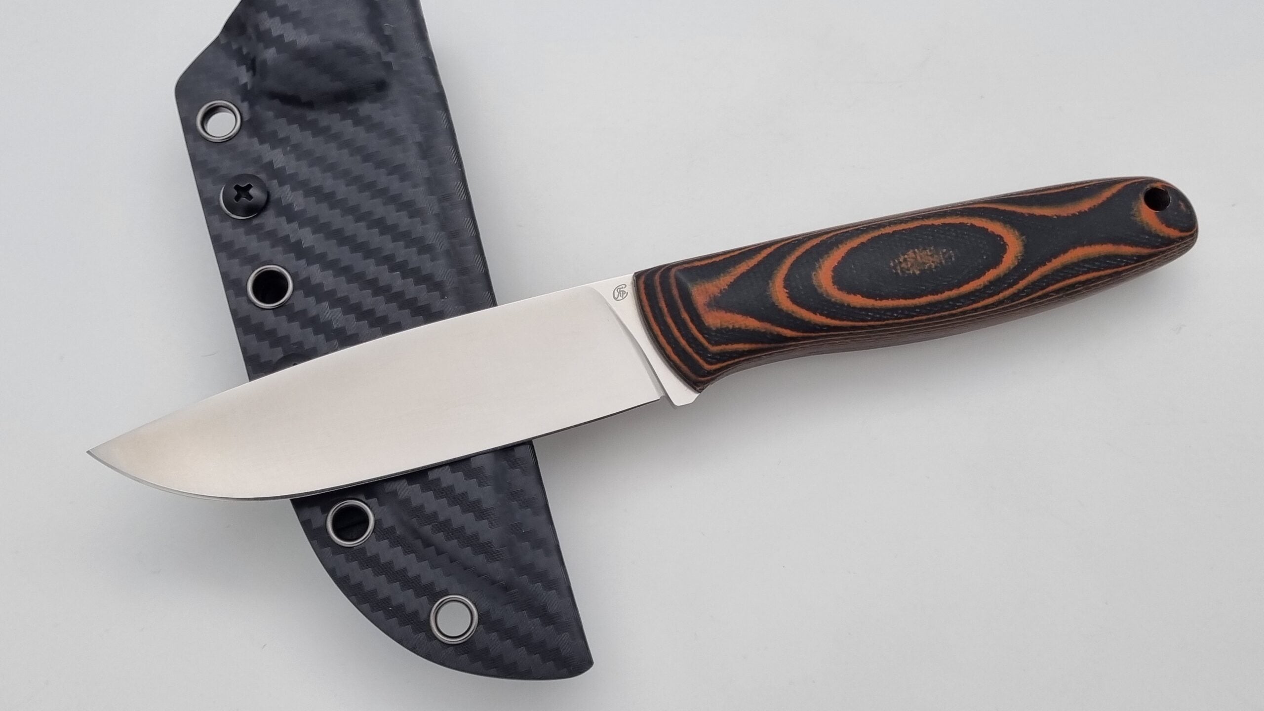 Wiesel 2.0 JARS Messer Outdoor Jagd Messer Micarta Orange/Black