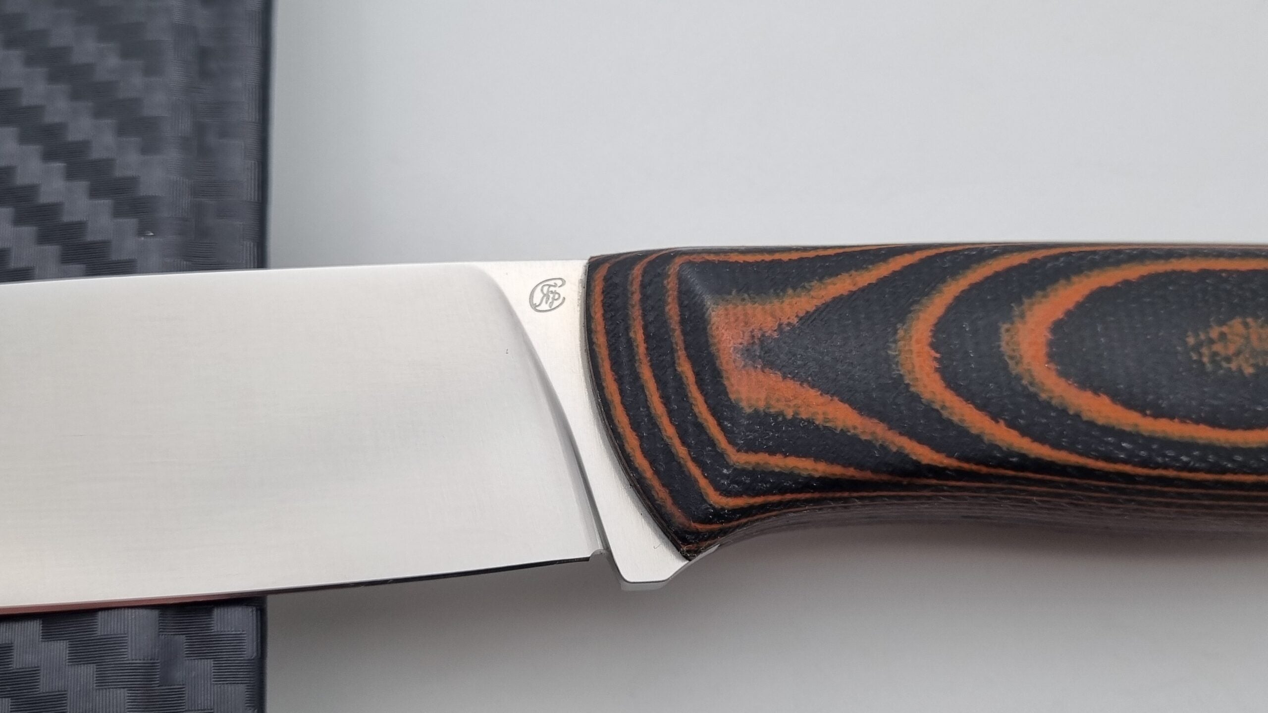Wiesel 2.0 JARS Messer Outdoor Jagd Messer Micarta Orange/Black