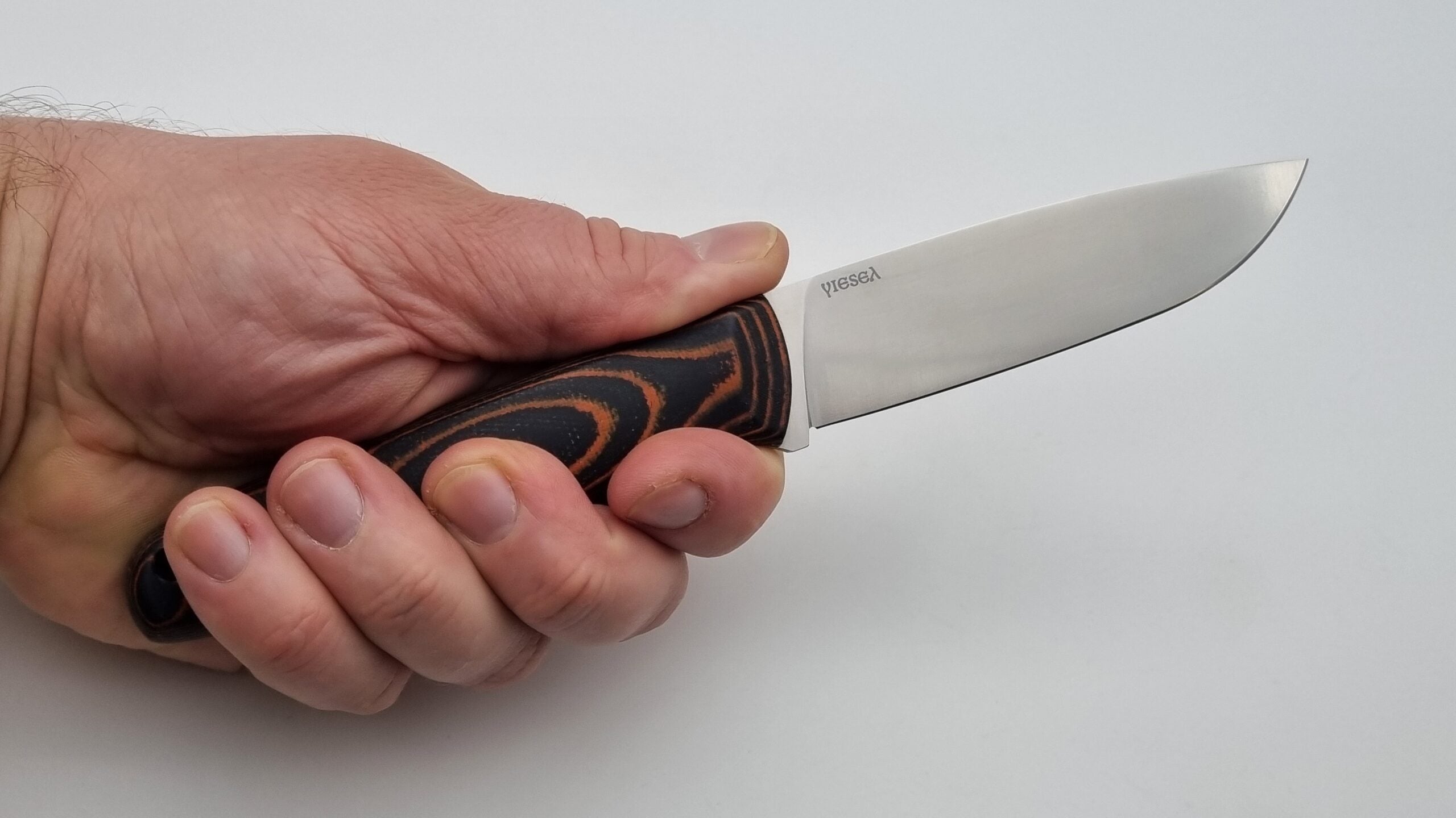 Wiesel 2.0 JARS Messer Outdoor Jagd Messer Micarta Orange/Black