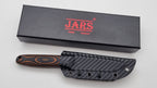 Wiesel 2.0 JARS Messer Outdoor Jagd Messer Micarta Orange/Black
