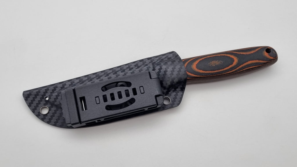 Wiesel 2.0 JARS Messer Outdoor Jagd Messer Micarta Orange/Black