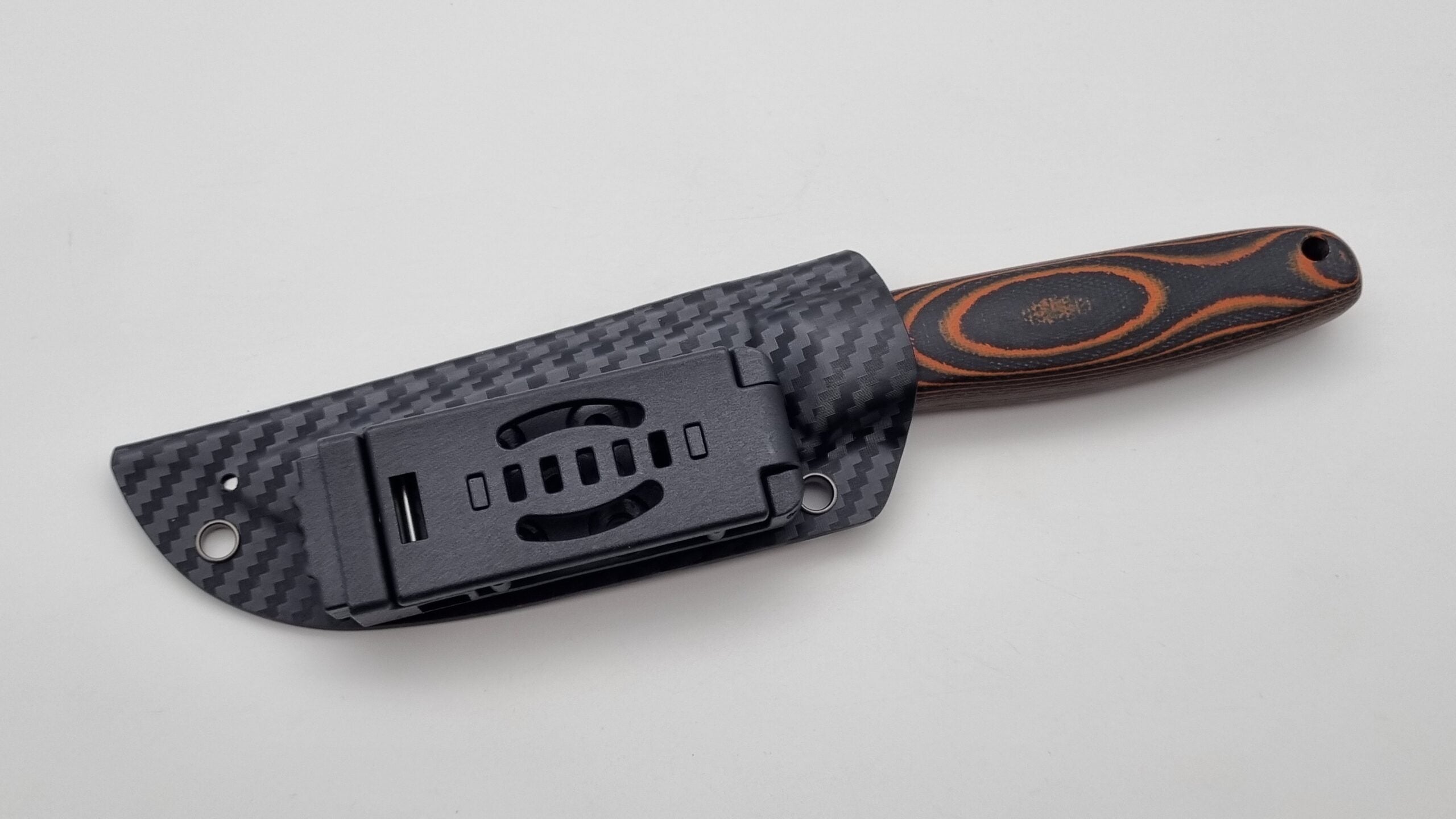 Wiesel 2.0 JARS Messer Outdoor Jagd Messer Micarta Orange/Black