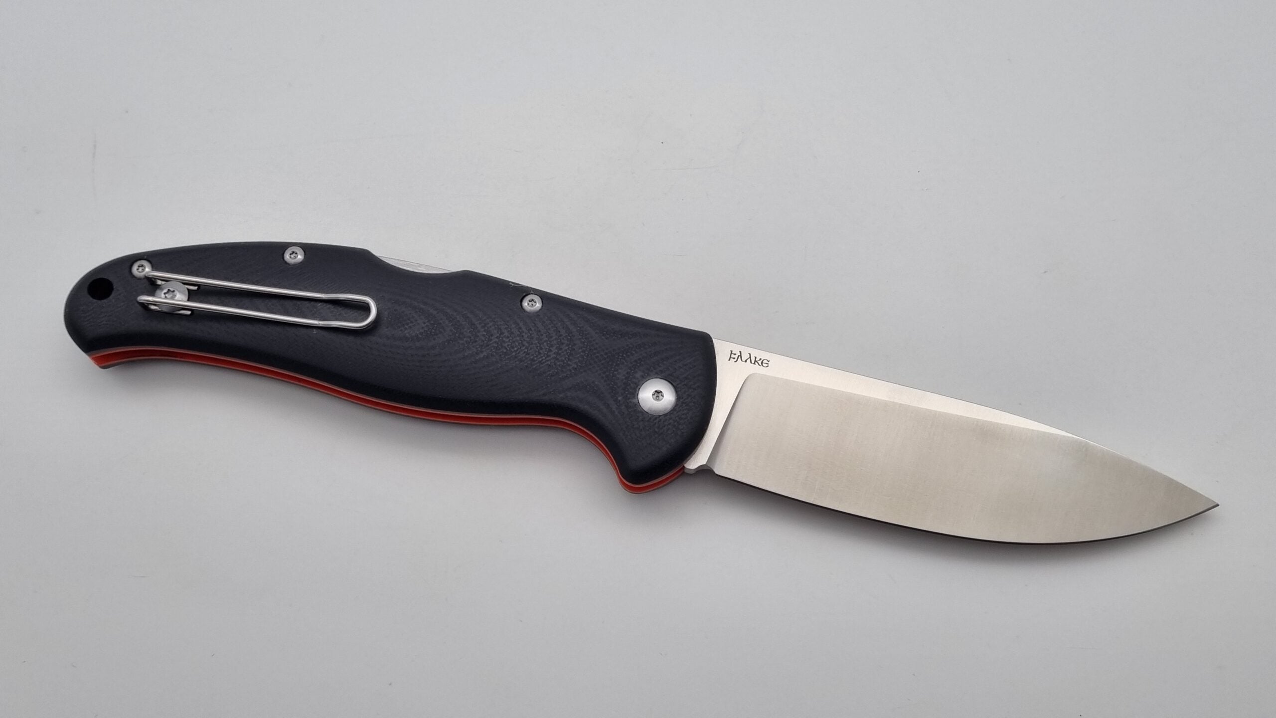 Falke JARS Klappmesser Bushcraft Outdoor Jagd Messer G10 Black/Orange G10