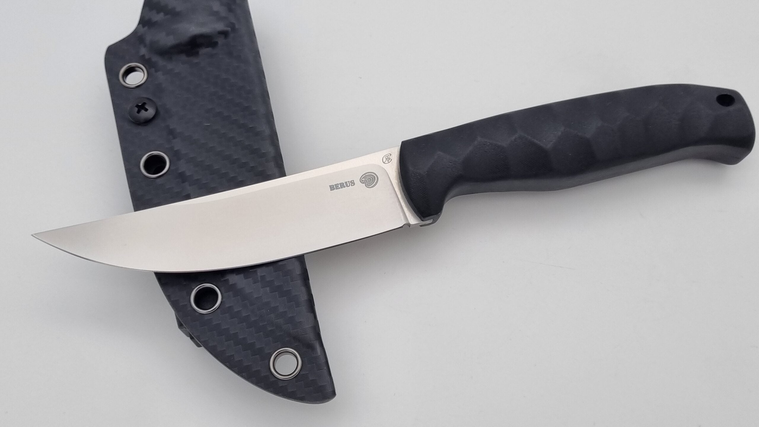 Berus JARS Messer von Jackknife Brushed Outdoor Jagd Messer Black G10