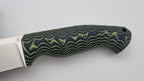 Leopard JARS Jagd Outdoor Messer Neon/Black Micarta Kydex