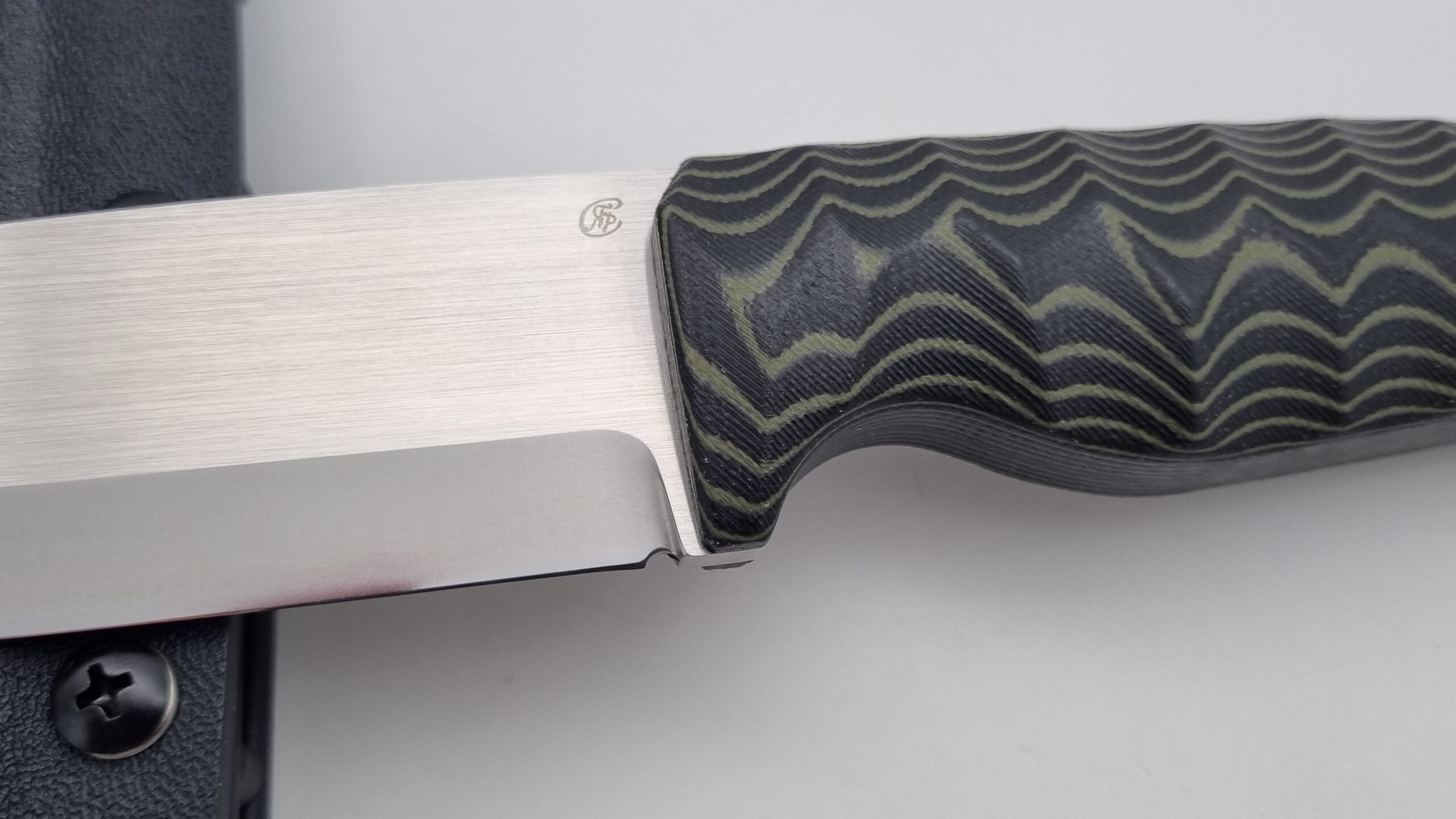 Waräger JARS Bushcraft Survival Jagd Outdoor Messer Green/Black Micarta Kydex