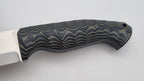 Waräger JARS Bushcraft Survival Jagd Outdoor Messer Green/Black Micarta Kydex