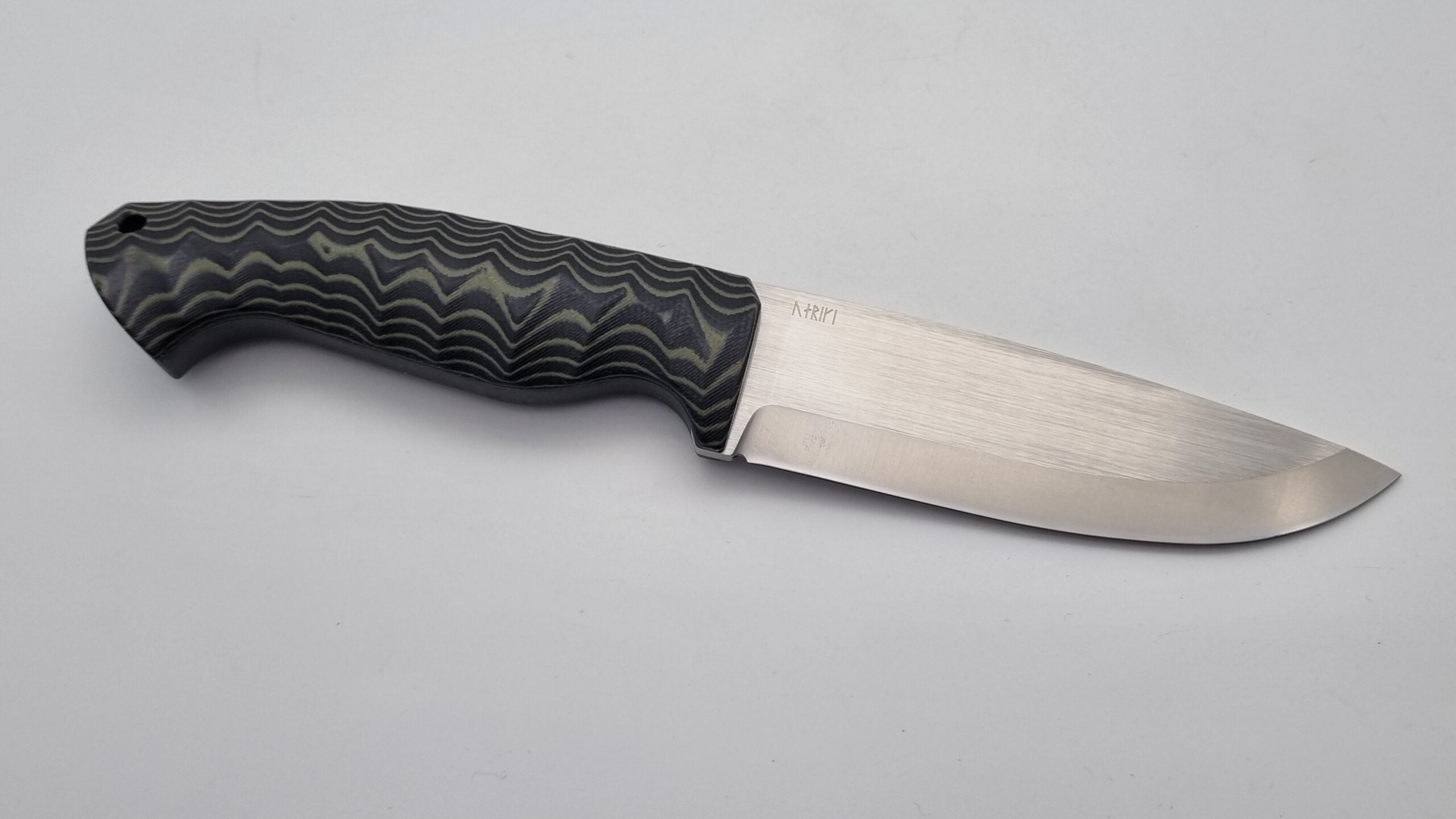 Waräger JARS Bushcraft Survival Jagd Outdoor Messer Green/Black Micarta Kydex