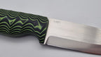 Waräger JARS Bushcraft Survival Jagd Outdoor Messer Neon/Black Micarta Kydex